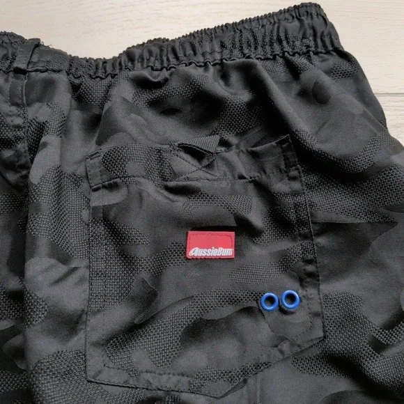 AussieBum Zoom Swim Trunk Shorts Mens Large Camo Camouflage 2" Mesh Lined - Picture 6 of 12